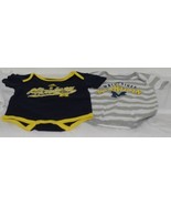 Adidas Navy Blue Gray White Yellow Michigan Wolverines 2 Set 18 Month On... - £14.93 GBP