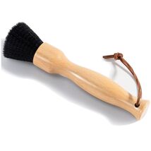 Compact Beechwood Coffee Cleaning Brush with Ergonomic Grip and Storage ... - $24.70