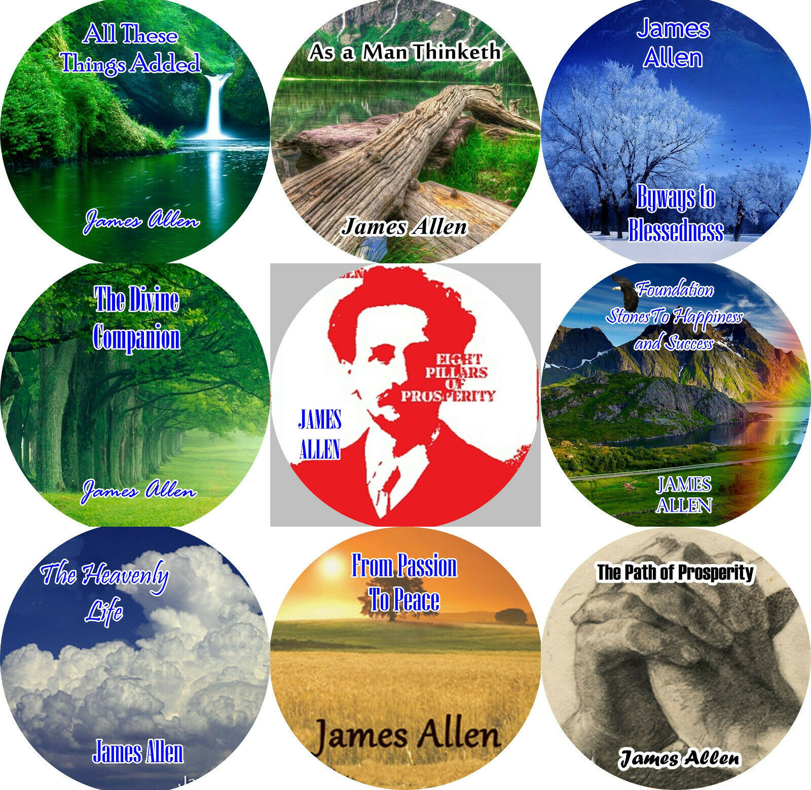 Primary image for James Allen LOT of 9 Volume 1 / Mp3 (READ) CD Audiobooks AS A MAN THINKETH