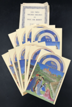 VTG Duke of Berry Zodiac Night Sky 12 Postcard Set Chantilly Museum Nomis Paris - $60.59