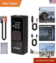 Portable Air Compressor, 25000mAh &amp; 150PSI Cordless Air Pump for Car Tir... - $43.23