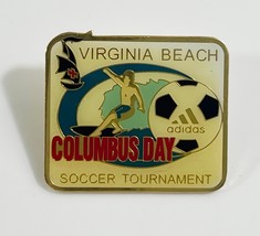 Virginia Beach Columbus Day Adidas Soccer Tournament Lapel Pin - $9.89