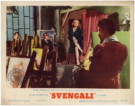 *SVENGALI (1954) Artists&#39; Model Trilby Poses for a Painter in Paris #2 - £35.41 GBP