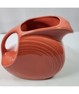 2008 Fiesta Ware 7x8x4 Inch Persimmon Orange Pitcher Homer Laughlin Retired - $347.08 MXN