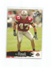 A.J. Hawk (Ohio State) 2006 Press Pass PRE-ROOKIE Card #3B - £3.91 GBP