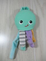 Silli Chews green octopus teether plush multi-colored legs tentacles gra... - $8.70