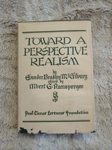 Toward A Perspective Realism Paul Caruso Lectures HC 1956 Evander Mcgilvary - £52.37 GBP