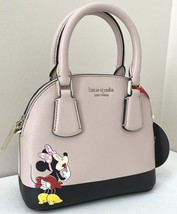 Kate Spade Disney Minnie Mouse Mini Dome Satchel Beige PXRUA716 Crossbod... - £120.65 GBP
