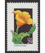1992 29c Wildflowers: California Poppy Scott 2651 Mint F/VF NH - $3.44