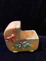 Baby Cradle Planter , Kittens and Bows My Neal - $186.39 MXN