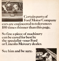 1966 Ford Motor Engineering Advertisement Automobilia Engines Vintage DWF27 - $19.99