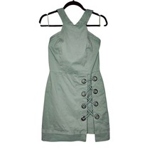 Greylin Womens Size Small Halter Top Sleeveless Mikal Dress Army Green G... - $19.75