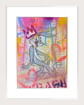 E M Zax &quot;Bugs&quot; Original 1/1 Mixed Media With Acrylic Paint H/SIGNED Framed Coa - £692.31 GBP