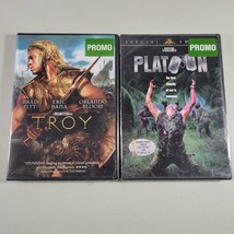 New Promo DVD Lot Troy and Platoon Sealed New - £9.20 GBP