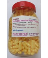 Pomegranate Peel DH Herbal Supplement Capsules 600 Caps Jar - £24.13 GBP