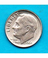 1966 Roosevelt Silver Dime Moderate Wear - $7.00