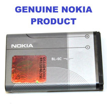 Original Genuine OEM Nokia BL-6C Battery for 112 E50 E70 Ngage QD Cellphone - £17.93 GBP