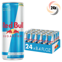 Full Case 24x Cans Red Bull Sugar Free Energy Drink | 8.4oz | Fast Shipping! - £63.76 GBP