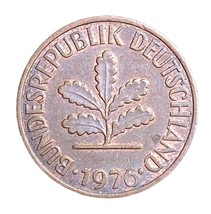 1976 G - 2 Pfennig Federal Republic-Germany - $1.10