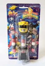 1994 Mighty Morphin Power Rangers &#39;flix&#39; Yellow Ranger Candy Dispensing Machine - £8.11 GBP