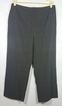 JM Collection Womens Pants Size 18 Brown Tweed Dress Trousers Career Ela... - £15.79 GBP