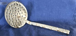 Vintage Graniteware Gray Speckled Slotted Skimmer Ladle Curved Handle 9&quot;... - €8,72 EUR