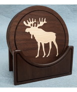 Holiday Drink Coaster Set - The Moose - $32.00