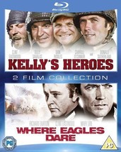 Kelly&#39;s Heroes/Where Eagles Dare DVD (2012) Clint Eastwood, Hutton (DIR) Cert Pr - £41.51 GBP