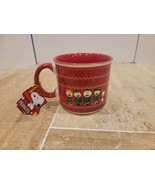 NEW PEANUTS COFFEE MUG Snoopy FA LA LA LA CHRISTMAS Big mug 20 oz - $380.56 MXN