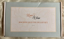Love Sew Sewing Machine Quilting Ruler Set - $29.95