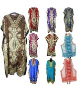 Women Kaftan Long Dress Hippy Boho Maxi Assorted Tunic Dress Plus Size S... - £85.90 GBP