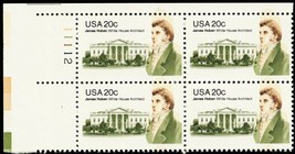 1936, MNH 20¢ Brown Color Shift ERROR Plate Block of Four Stamps - Stuart Katz - $50.00