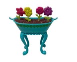 Enchantimals Flower Pot Stand With flowers Garden Replacement  Nagic  - $9.57