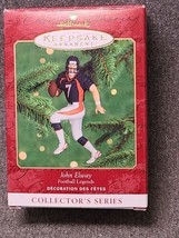 Hallmark Keepsake Ornament John Elway Football Legends IOB - £5.30 GBP
