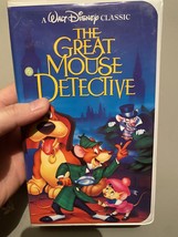 RARE  Black Diamond Walt Disney Classic &quot; The Great Mouse Detective &quot; VH... - £37.04 GBP