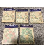 Vtg Trimz Kut-Outs  Nursery Decals Flowers Garden Baby Room Decor 5 Sets - $57.63 CAD