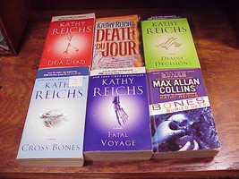 Lot of 5 Kathy Reichs Paperback Books, plus one, Bones TV Series - £10.18 GBP