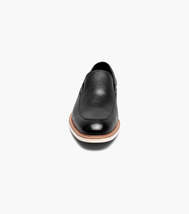 Stacy Adams Wellington Moc Toe Slip On Black Leather 25714-001 image 3