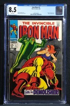 Iron Man #2 Cgc 8.5 - June 1968 Marvel Comics, White Pages! - £249.27 GBP