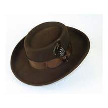 Men Bruno Capelo Hat Australian Wool Crushable Wide Brim GAMBLER GAM101 Brown image 5