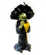 Wilton Ent. Halloween 5&quot; Wacky Witch w/ Hair &amp; Broom Plastic Cake Topper... - £17.39 GBP