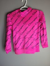 Champion Girls Hoodie Pink Logo Size 10/12 - $14.84