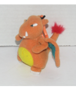 Pokemon Charizard Plush Keychain Toy Nintendo 1998 #06 Backpack Clip - $9.88