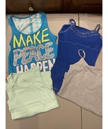 Girls Tank Tops-size 10 - $304.63 MXN