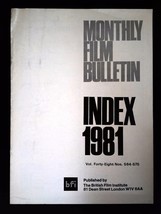 BFI Monthly Film Bulletin Magazine January 1982 mbox1361 - No.576 Body Heat - £4.88 GBP