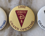 Disney Compamy D Grand Opening Pin 1991-92 Button Lot Of 3 - $19.90