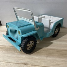 Vintage Tonka Jeep Light Turquoise Blue Pressed Steel 1960’s Good Condition - $69.73