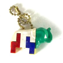 Vintage &quot;Elephant&quot; Multi-Color Keychain Puzzle - £18.51 GBP