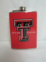 Texas Tech Stainless Steel 8oz. Hip Flask FB7TT - £7.86 GBP
