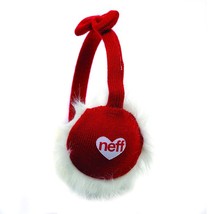 Neff Punto Navidad Santa Lazo Rojo Diadema Orejeras Oído Calentadores F1... - £7.84 GBP